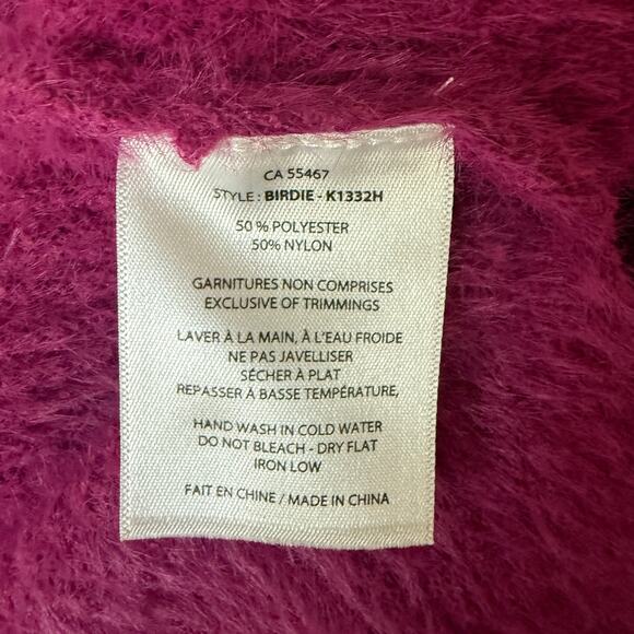 Melissa Nepton pink sleeveless hooded sweater - Birdie - vest - magenta - size S - Picture 9 of 10